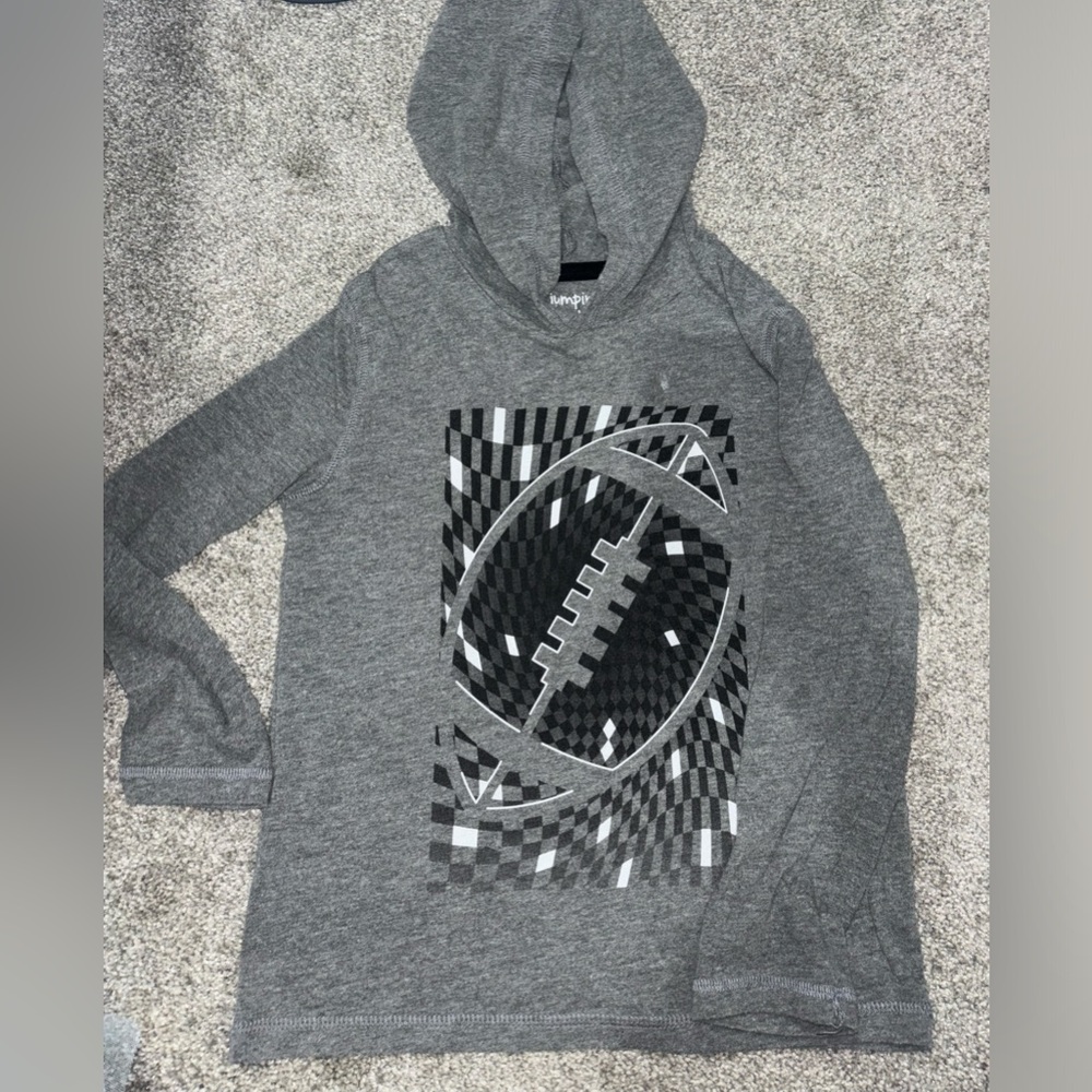 Boys hooded long sleeve